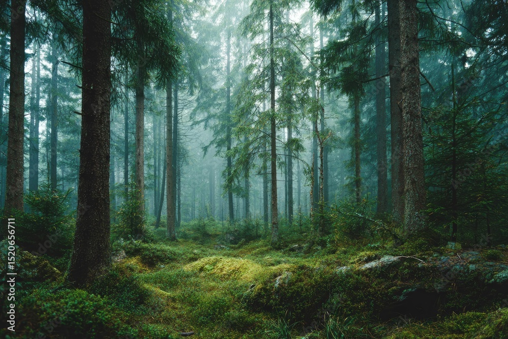 Fototapeta premium Write a poem about the harmony of forest sounds