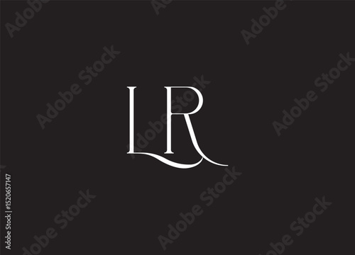 LR Logo Design Creative and Modern Logo Design