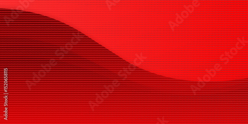 Abstract modern red wave design background. vector