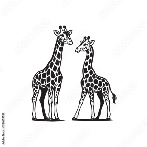 giraffe vector
