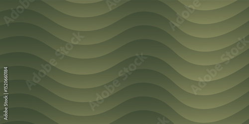 Vector yellow line background curve element with white space for text and message design, overlapping layers, vector