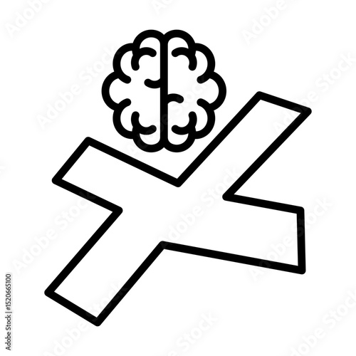 Dyspraxia single icon