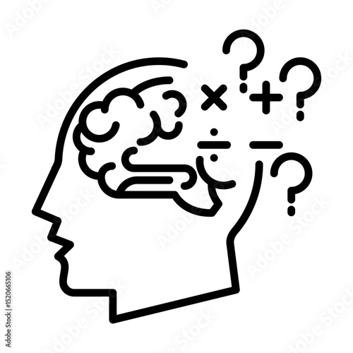 Dyscalculia Single icon