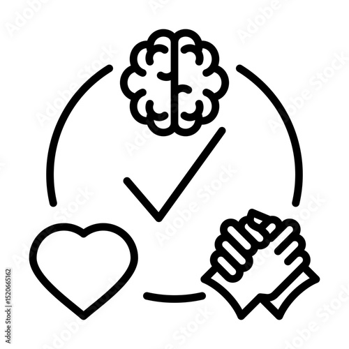 Behavior Support Single icon 