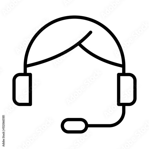 online Support Single icon Virtual Help and Digital Assistance 