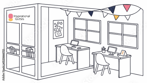  Minimalist Shared Office Design.