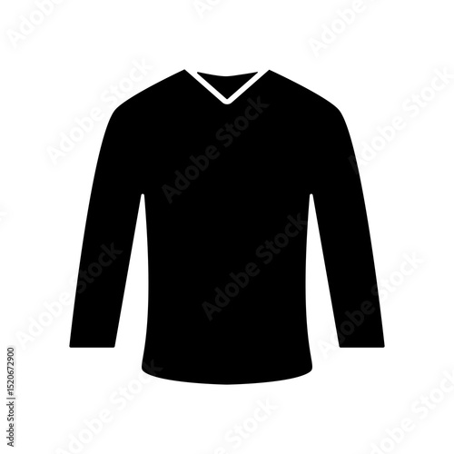 silhouette of soccer jersey. football apparel vector illustration