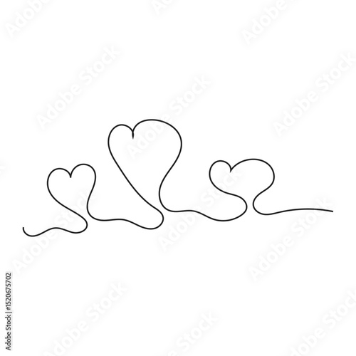 Hearts doodles icon in hand drawn style. Handmade red heart on isolated background. Love doodle sign business concept. Romance and love Vector illustrations