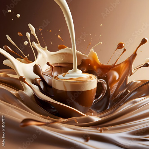 Coffee, Milk & Caramel Symphony
