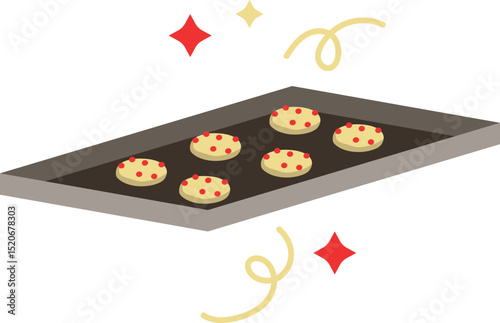 Bakery Cake Icon Illustration Baking Tools Pastry Bread Donuts Cupcakes Cookies and Kitchen Equipment Baker House Pastry Muffin