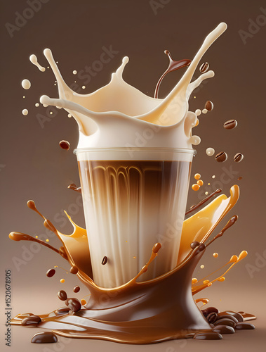Coffee, Milk & Caramel Symphony