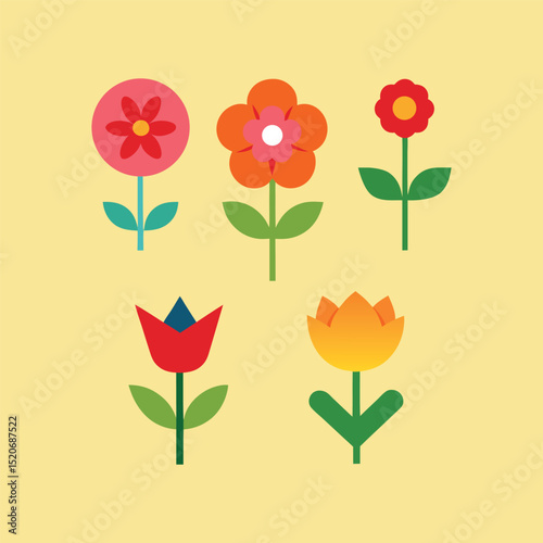 vector illustration of a flower
