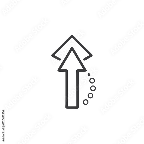 Arrow Up Icon for Websites, Blogs, Presentations, and UI Design