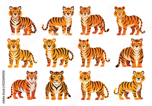 vector illustration of a zebra