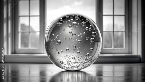 Shiny stainless steel kitchenware like graters and utensils reflect abstract light and water drops, isolated against a white background, suggesting cleanliness and food preparation