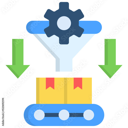 Production Bottleneck Icon