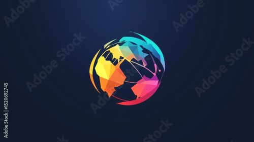 Abstract globe design