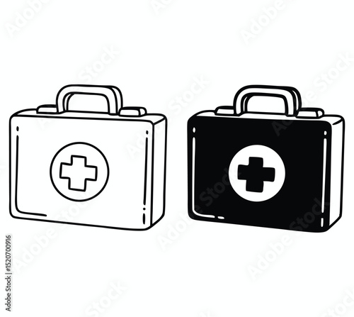First aid kit icons