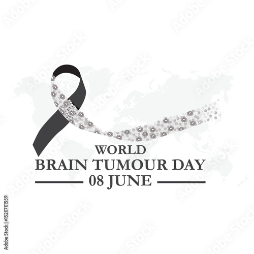 World Brain Tumor Day Vector Illustration. Suitable for greeting card, poster and banner. World Brain Tumor Day Vector Illustration. use for greeting card, poster and banner.