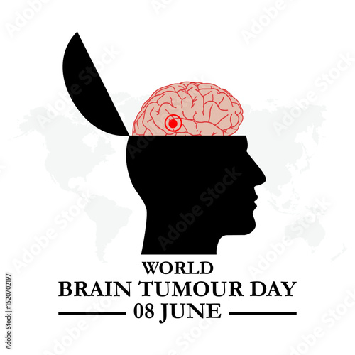 World Brain Tumor Day Vector Illustration. Suitable for greeting card, poster and banner. World Brain Tumor Day Vector Illustration. use for greeting card, poster and banner.