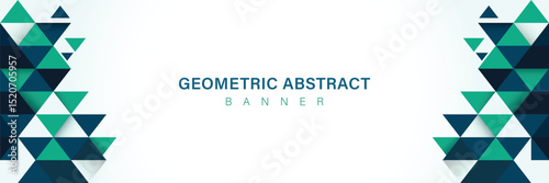 Geometric Triangle Background, Abstract Polygonal Vector Design