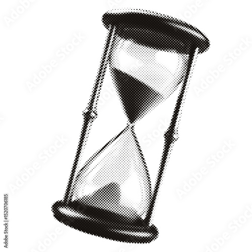 Hourglass Vintage Collage⁠
