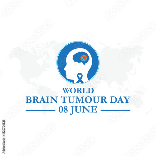 World Brain Tumor Day Vector Illustration. Suitable for greeting card, poster and banner. World Brain Tumor Day Vector Illustration. use for greeting card, poster and banner.