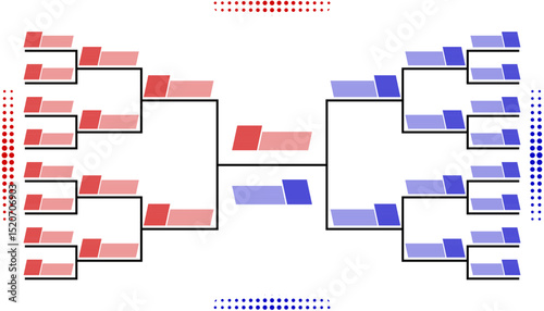 Tournament Bracket Vector
