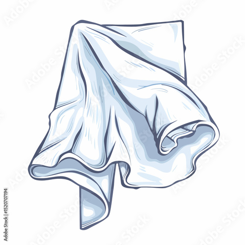 Vector wipe isolated on white 