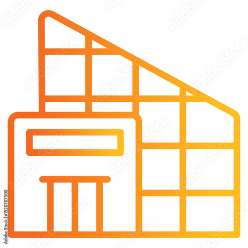 Mall gradient color icon