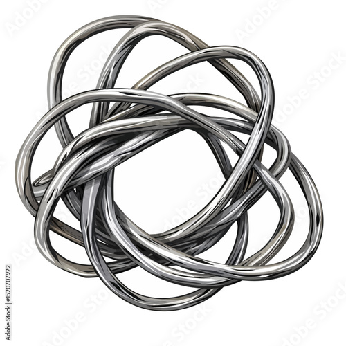 Wire loop vector illustration 
