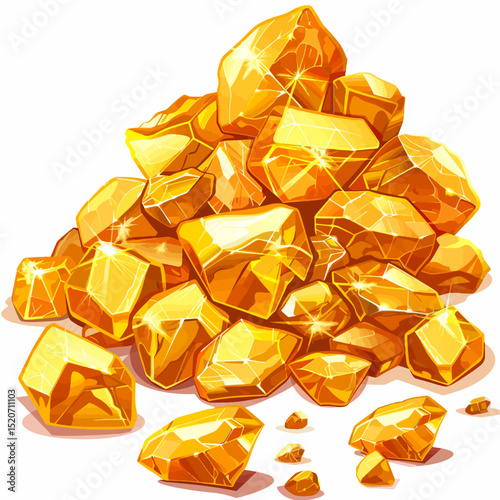 Gold isolated 