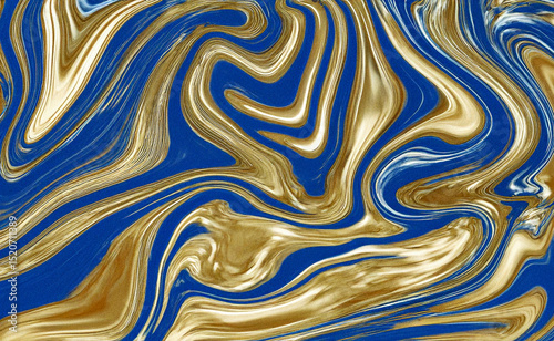 fluid blue and gold marble pattern, artistic flowing texture. For branding, packaging, cosmetic mockups, websites, interior, design, desktop wallpapers, posters, banners, backgrounds, backdrop