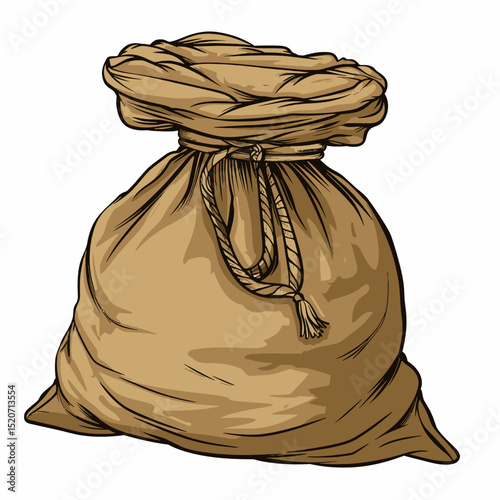 Gunny sack vector 