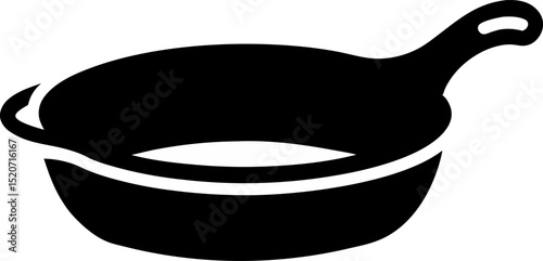 Bedpan Silhouette Vector Illustration 