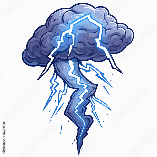 Illustration of a lightning 