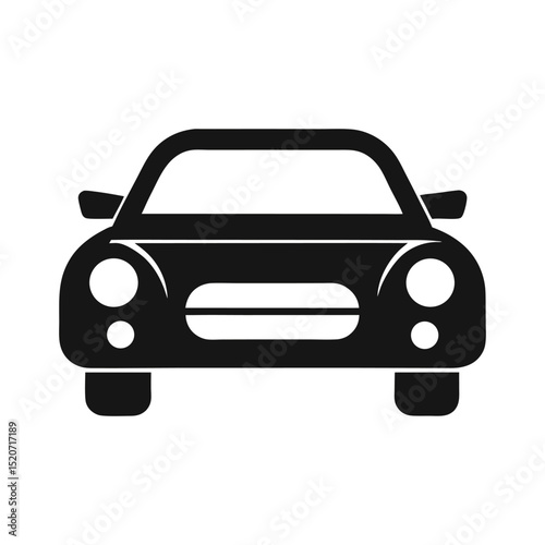 Luxury sport car vector illustration with classic wheel design