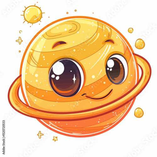 Planet mercury isolated 