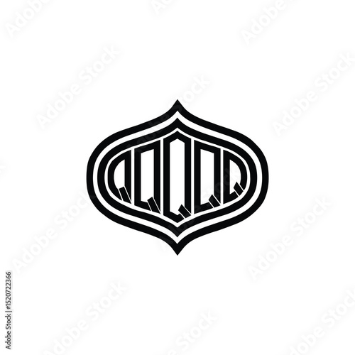 QQ monogram logo design letter text name symbol monochrome logotype alphabet character simple logo