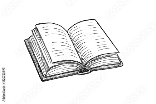 Open book with blank pages resting on a flat surface inviting creativity and imagination during a quiet afternoon