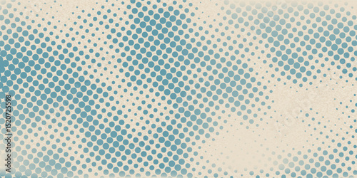 retro sky pattern on old paper texture. raster halftone vintage clouds.