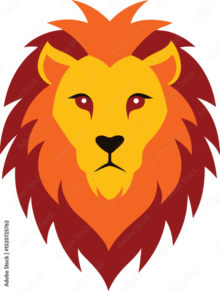 Fototapeta premium lion vector illustration