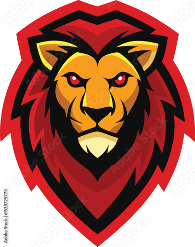 lion head vector illustration