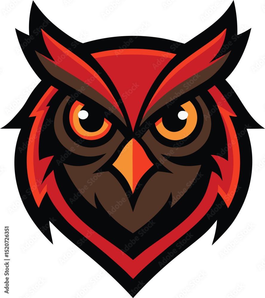 Obraz premium owl with heart