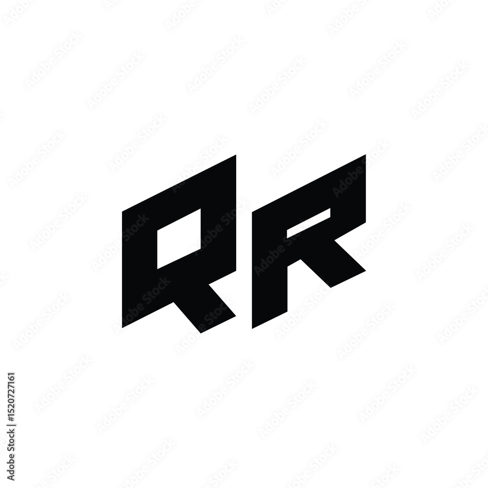 QR monogram logo design letter text name symbol monochrome logotype alphabet character simple logo QR monogram logo design letter text name symbol monochrome logotype alphabet character simple logo