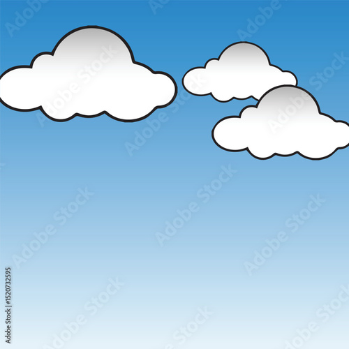 Clouds in the Blue Sky