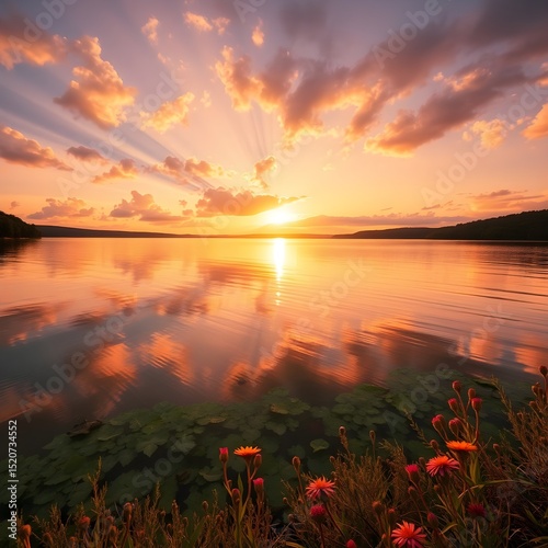 dazzling lake