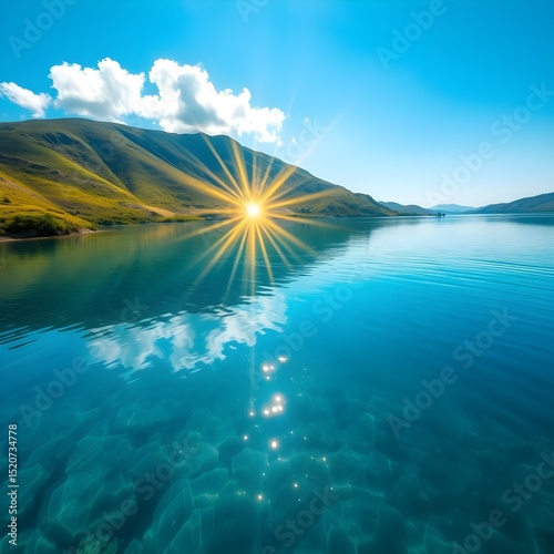 dazzling lake