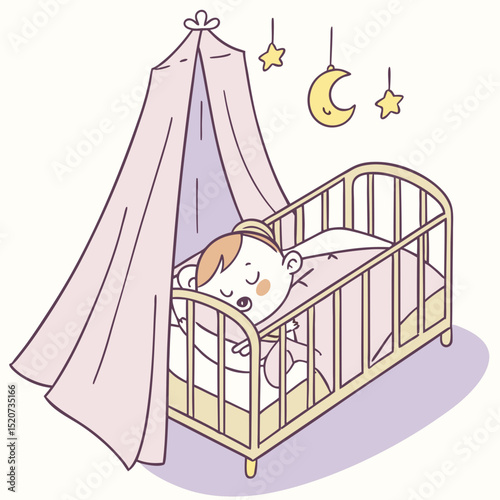 baby in bed