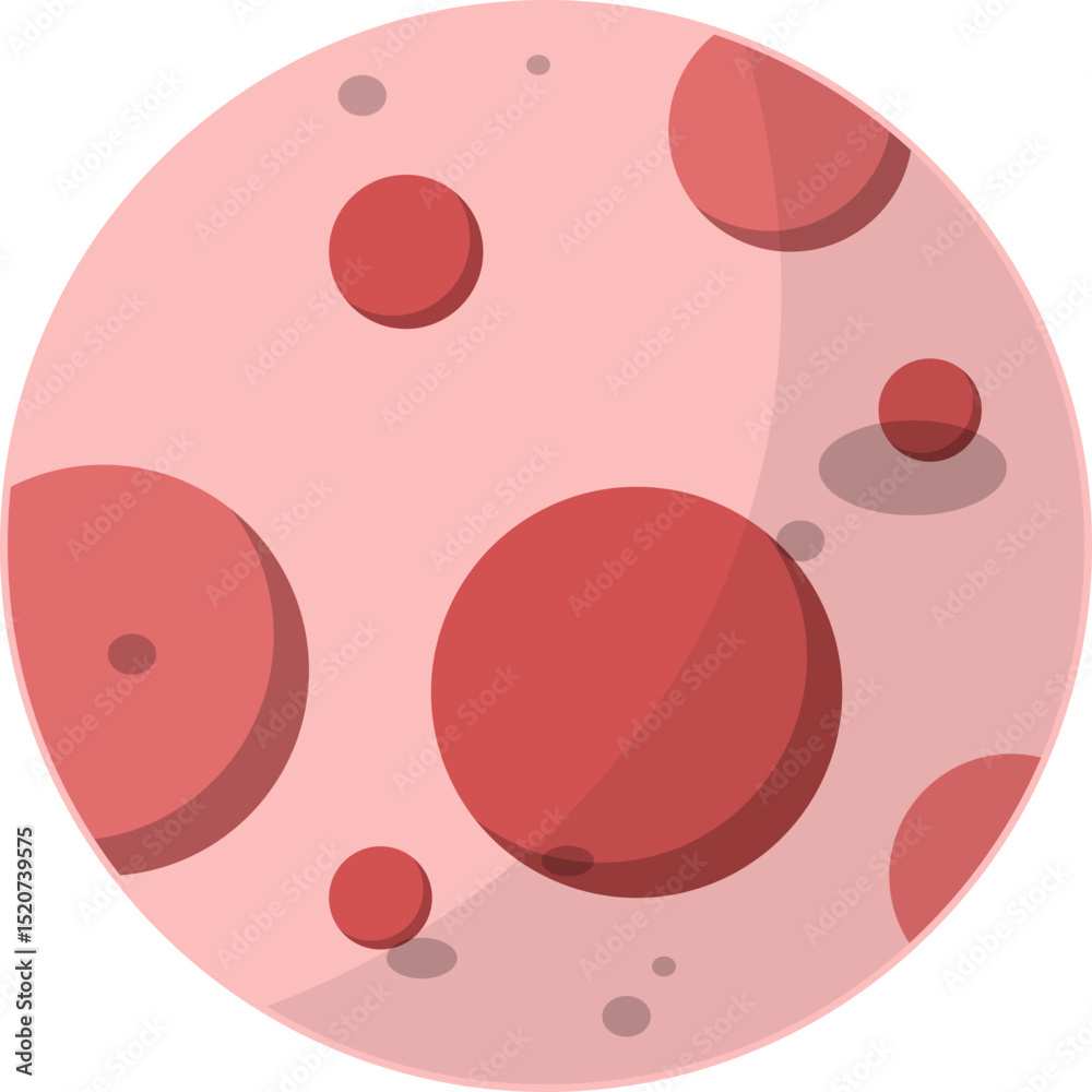 Fototapeta premium Space Planet Illustration